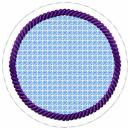 ITH-Stickdatei MugRug Untersetzer Einzeldatei für 10x10 cm